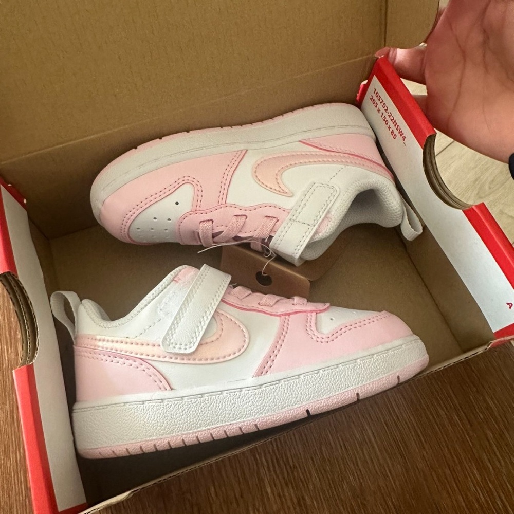 Pink Nikes Size 8c